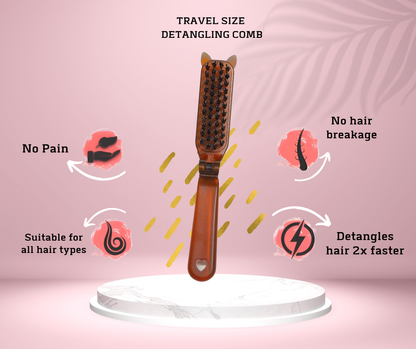 Folding-hair-brush